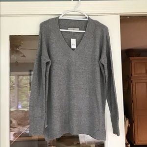 NWT Loft oversized grey sweater